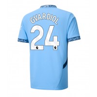 Manchester City Josko Gvardiol #24 Fußballbekleidung Heimtrikot 2024-25 Kurzarm